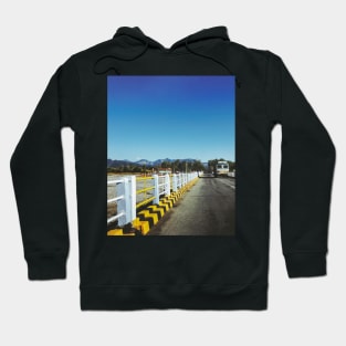 Indian Bus Driving in Himalayan Foothills Hoodie